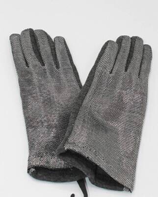 Metalic Silver Gloves