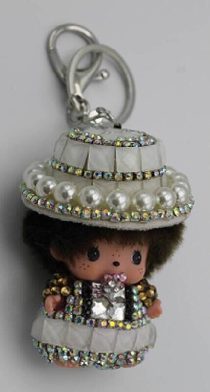 Keychain Doll white hat