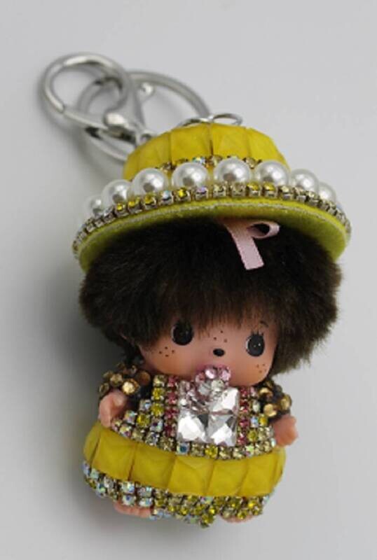 Keychain Doll yellow hat