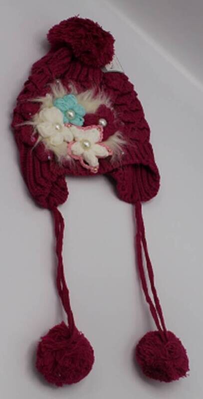 Fushia teenagers cap