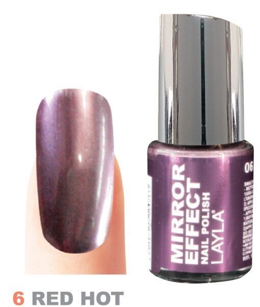 Vernis à Ongles Red Hot N°6 - Mirror Effect Vernis à Ongles Red Hot N°6 - Mirror Effect