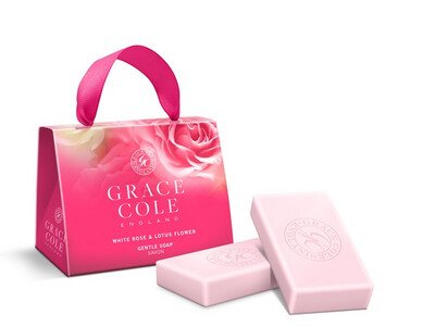 Coffret savon White Rose & Lotus Flower Coffret savon White Rose & Lotus Flower