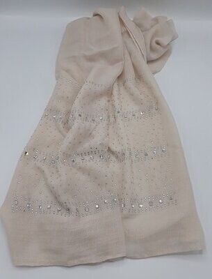 Beige & Strass  foulard