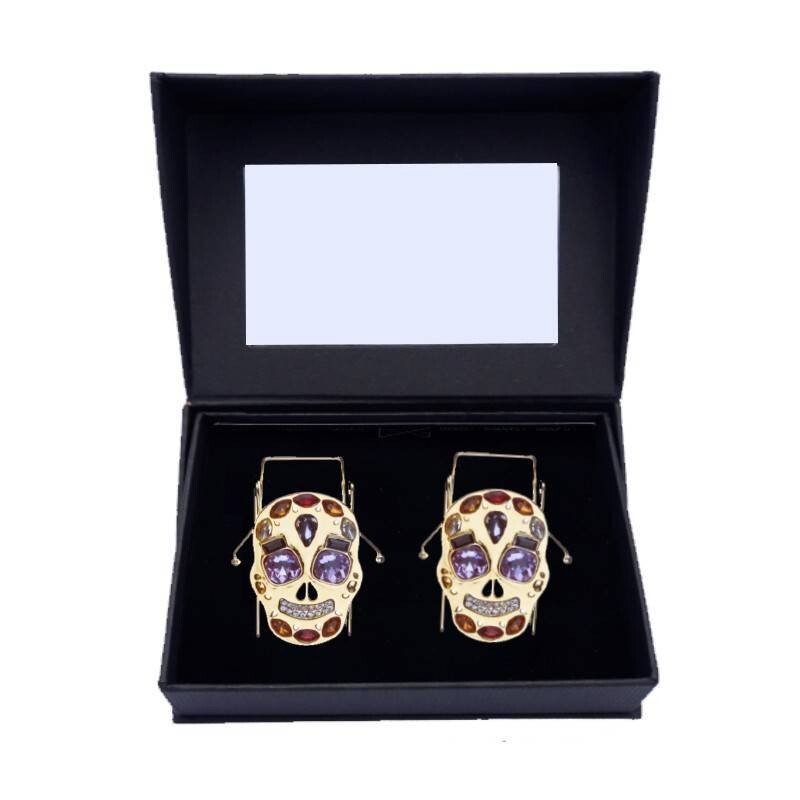 Skull Crystal - Gold, Clip n Go Skull Crystal - Gold, Clip n Go