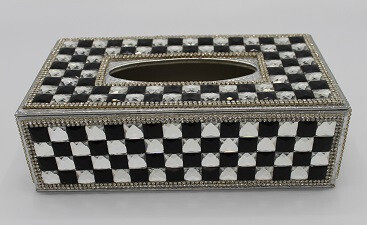 Napkin box black