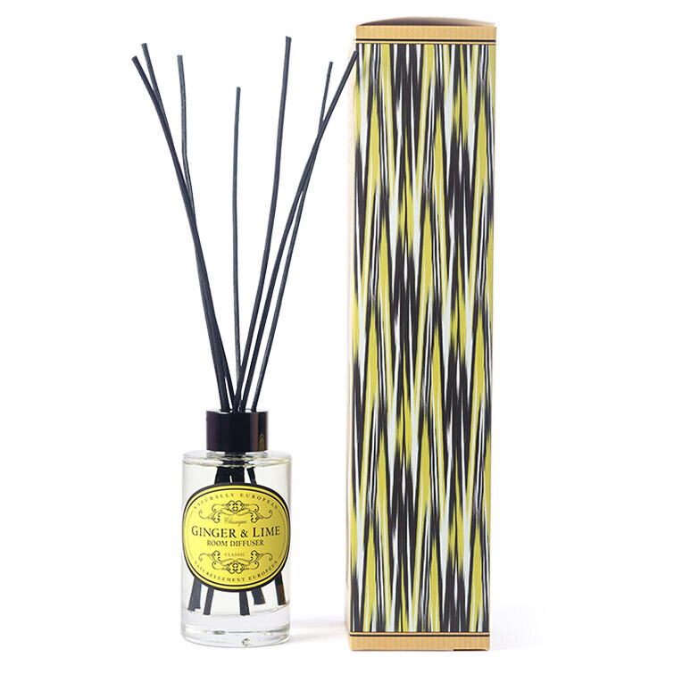 Geurstokjes Diffuser 100ML Ginger & Lime Geurstokjes Diffuser 100ML Ginger & Lime