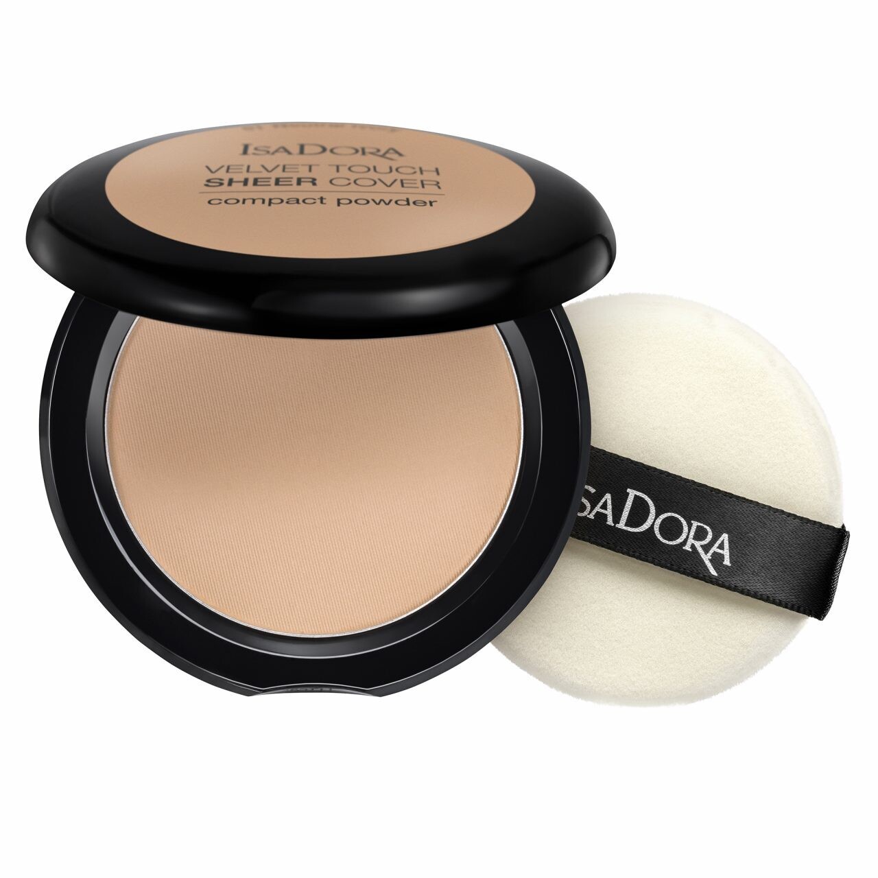 Warm Beige 46 Velvet Touch Sheer Cover - Compact Powder - IsaDora Warm Beige 46 Velvet Touch Sheer Cover - Compact Powder - IsaDora