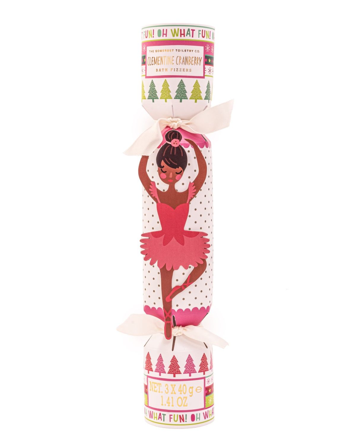 Ballet Fizzer Cracker - Clementine Cranberry