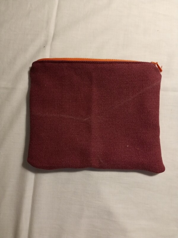 Pouch oranje/paars