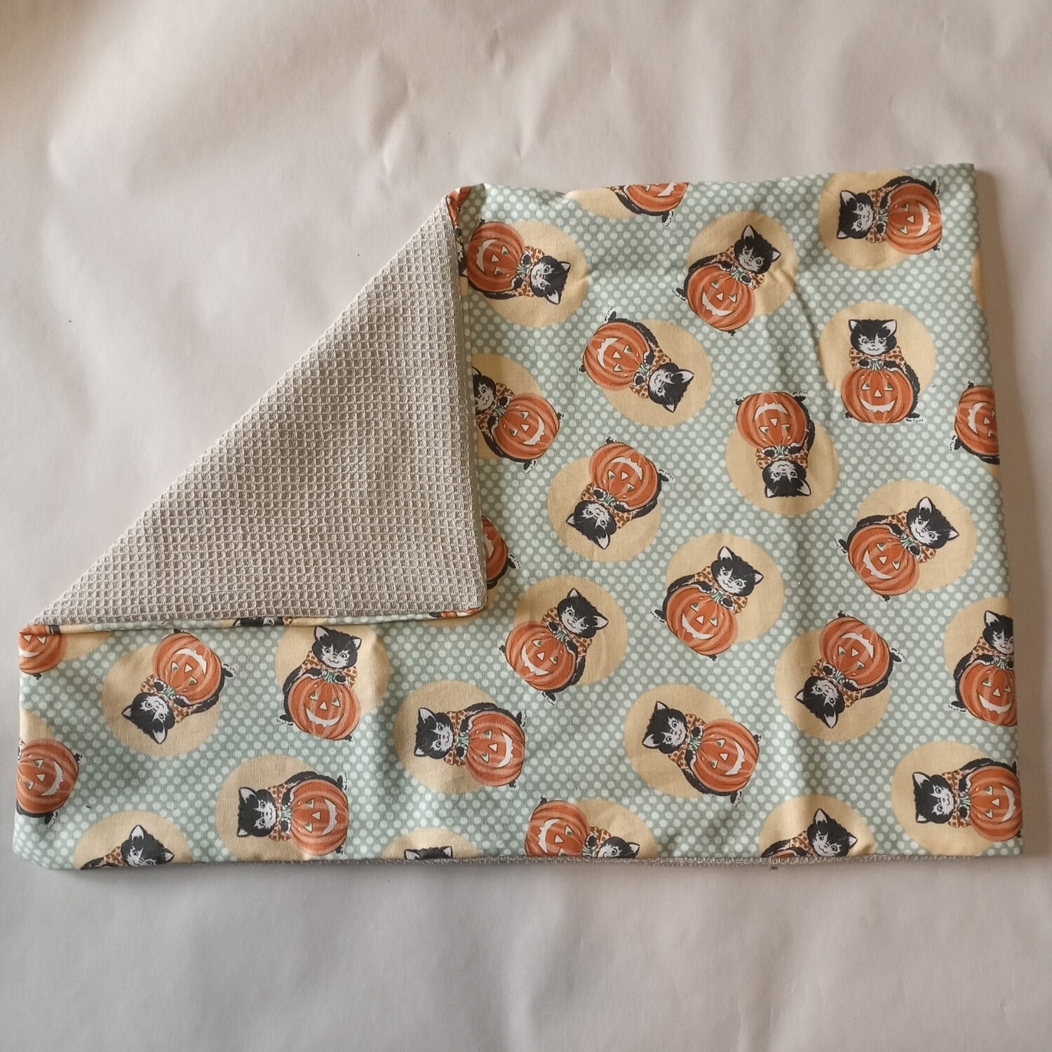 Handdoek kat pompoen