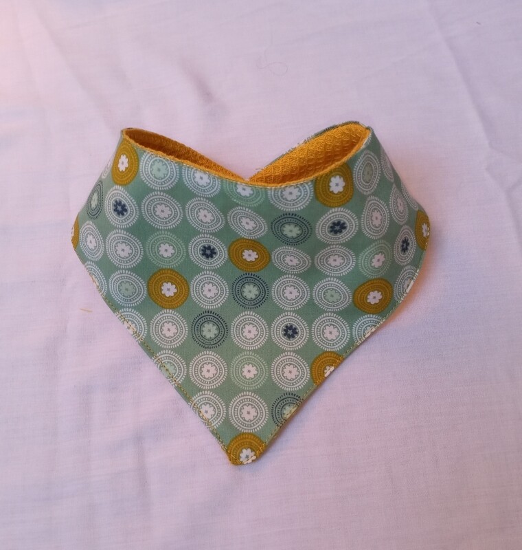 bandana groen/ oker