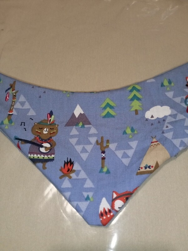 Bandana en spuugdoekje indiaantjes