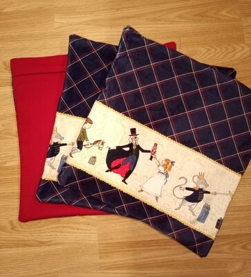 kerstkussens blauw