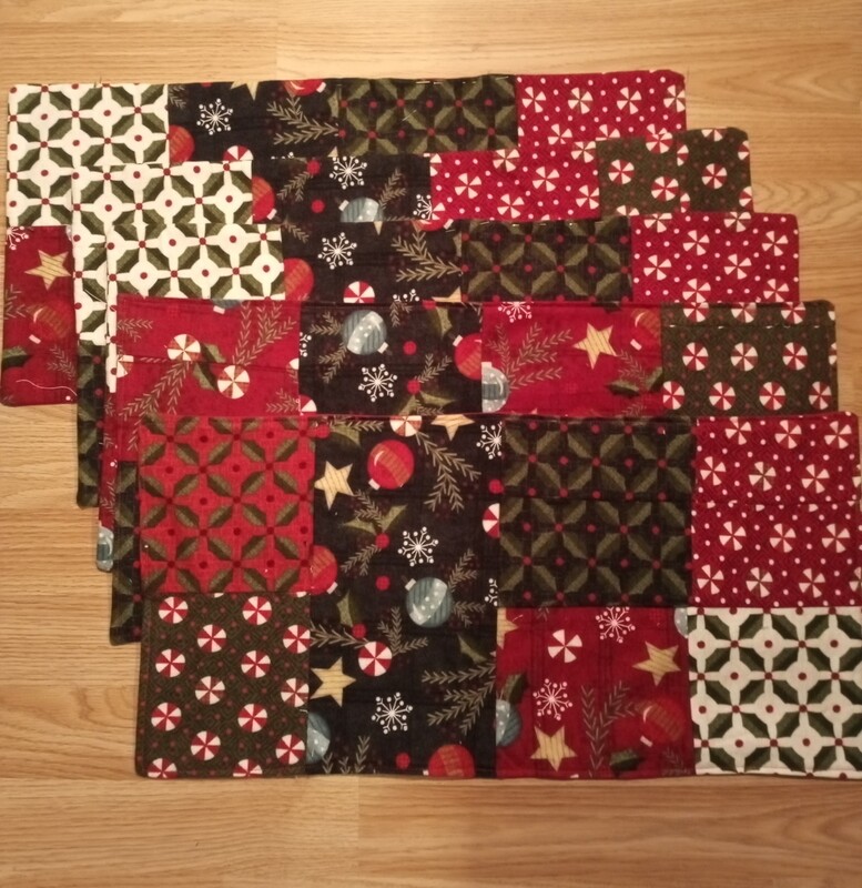 placemat kerst patchwork