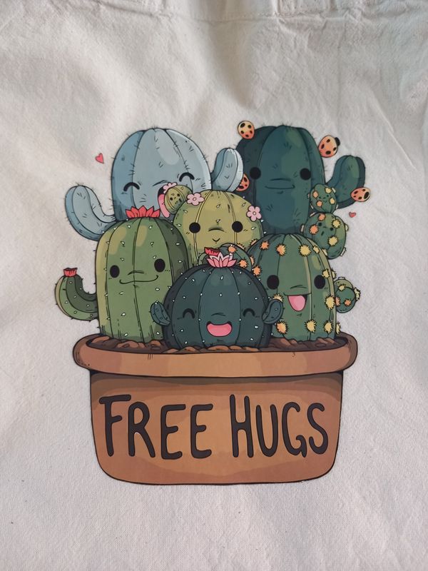 Totebag free hugs