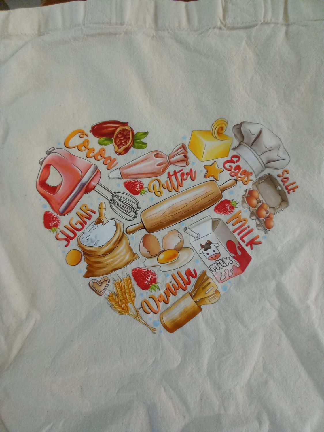 Totebag bakken
