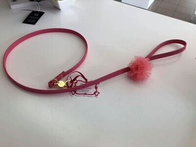 Ponpon Charlotte Vip Leash Fuxia Nappa Ponpon Charlotte Vip Leash Fuxia Nappa