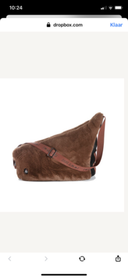 FURRY WARM TRACOLLA SHOULDERBAG BROWN FURRY WARM TRACOLLA SHOULDERBAG BROWN