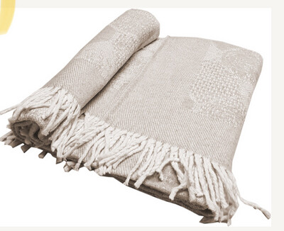 Plaid anteprima beige 170x220 Plaid anteprima beige 170x220