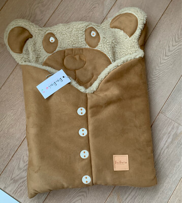 Sleeping bag teddy beige
