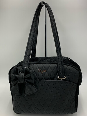 Quilted Black- special fur life bag S1