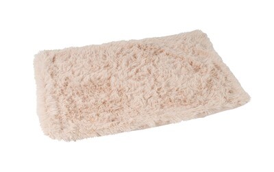 Travelblanket Soft shaggy beige 50x75 Travelblanket Soft shaggy beige 50x75