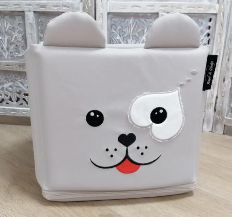 New Toybox Happy Dog Beige Latte