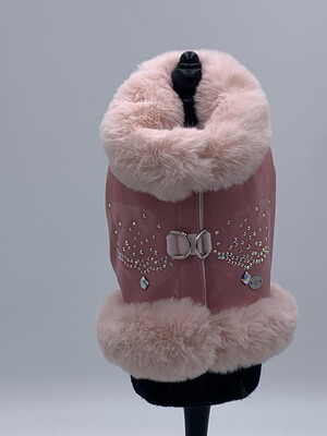 Sofia Harness Pink with Pink fur