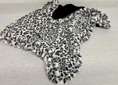 Eh Gia Blanket Leopard Whitex Rouches 60x85 Cm
