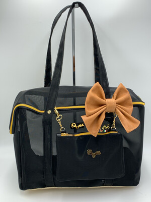 Eh gia holiday bag black with knot &pochette