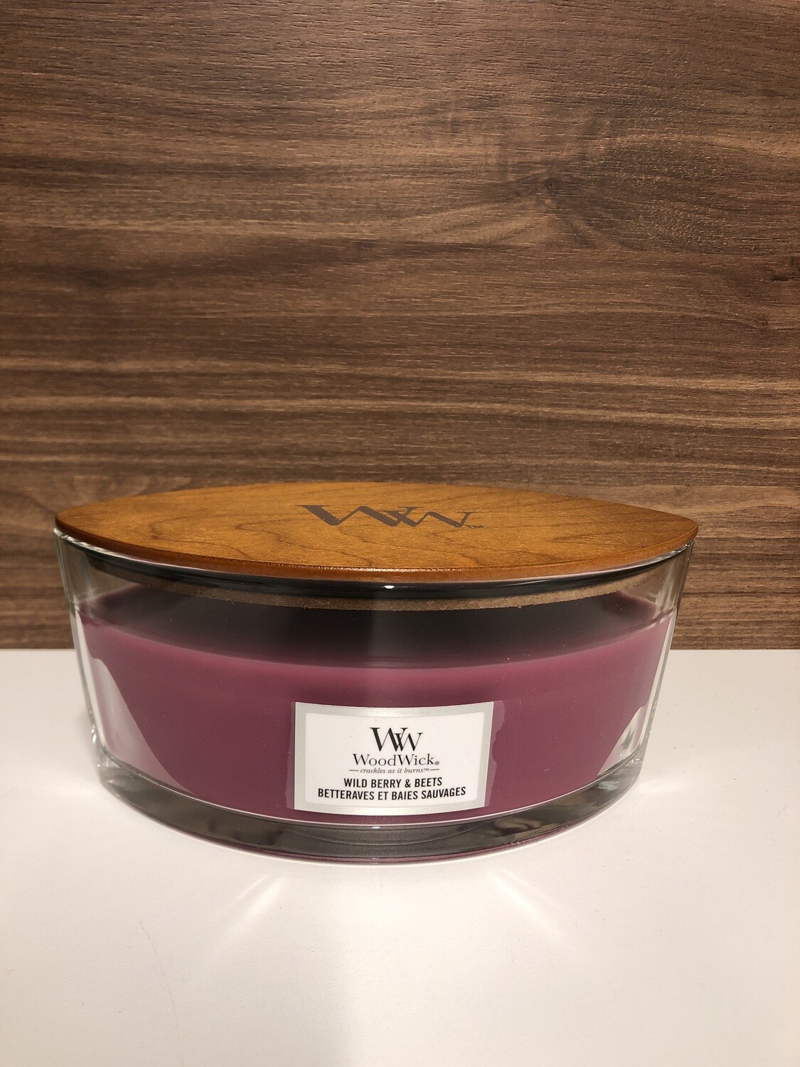 Woodwick ellipse pressed blooms and patchouli