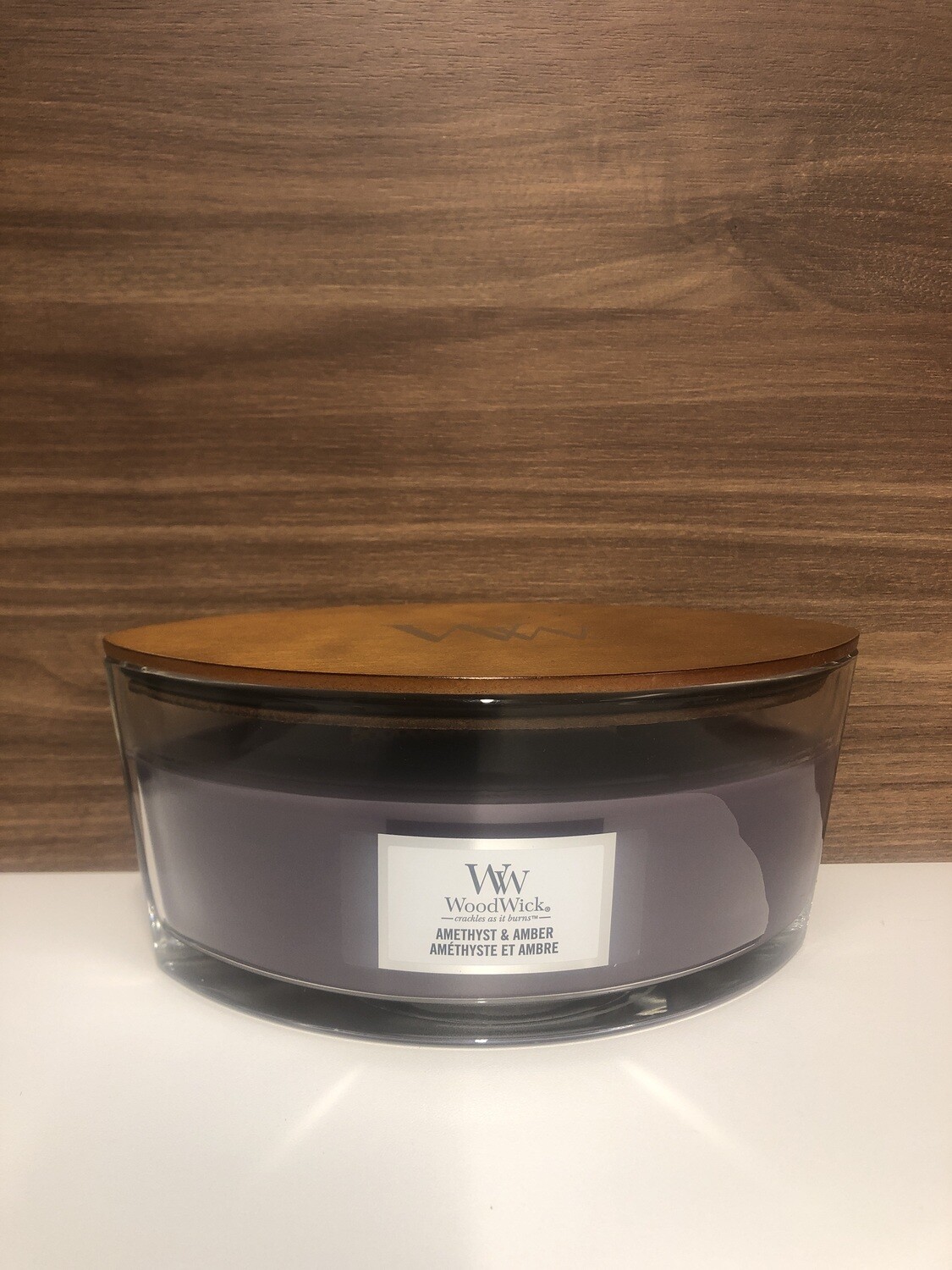 Woodwick ellipse Amethyst and Amber