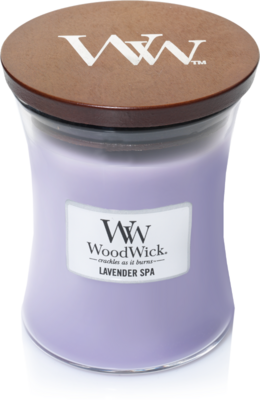 Woodwick medium Lavender Spa