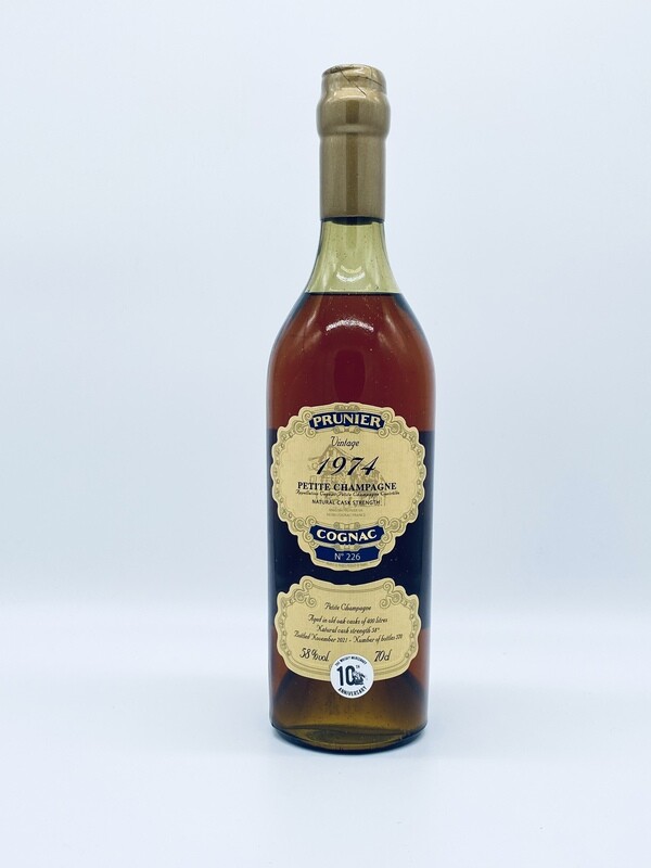 Cognac Prunier 1974 47y Single Cask for The Whisky Mercenary 58%
