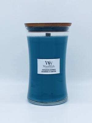 Woodwick Large Evergreen Cashmere