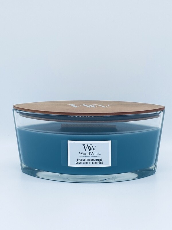 Woodwick Ellipse Evergreen Cashmere