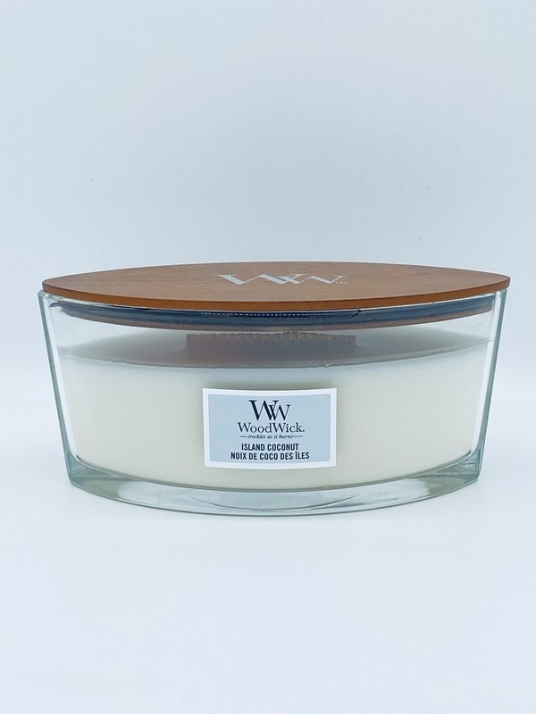 Woodwick Ellipse island coconut