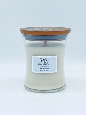 Woodwick medium white honey