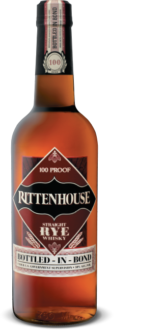 Rittenhouse straight rye bottled in bond
