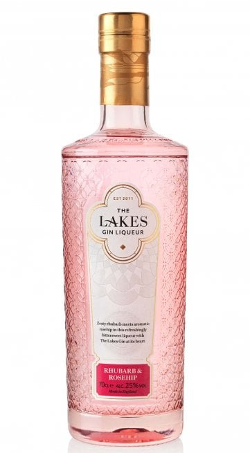 Lakes rhubarb en rosehip gin likeur