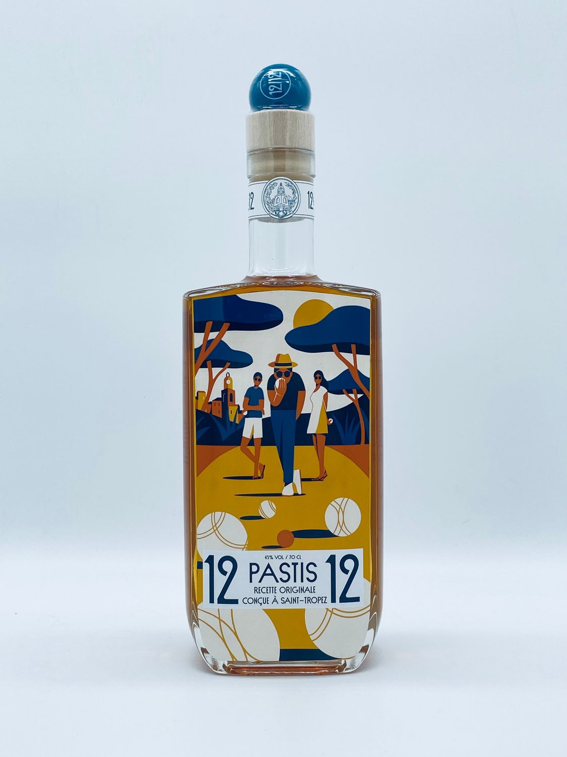 Pastis 1212 Bouteille Petanque