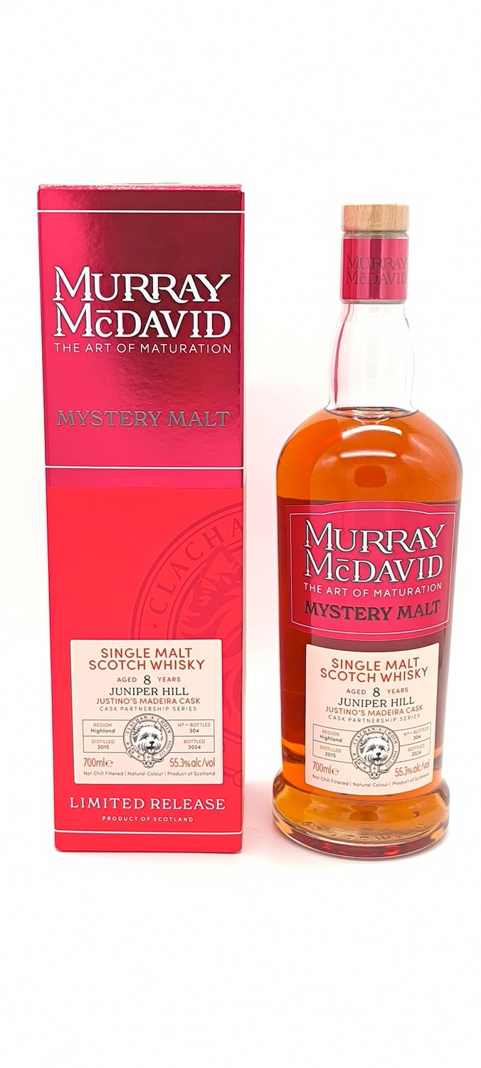 Murray Mc David Mystery Malt Juniper Hill 8y Justino's Madeira cask