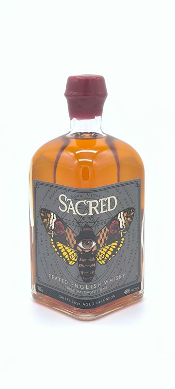 Sacred English Peated Whisky 48%