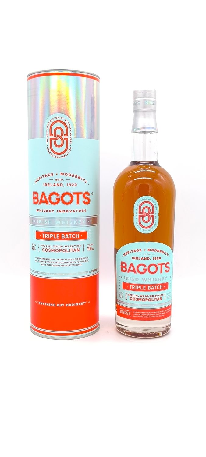 Bagots Irish Whiskey Triple Batch 43%