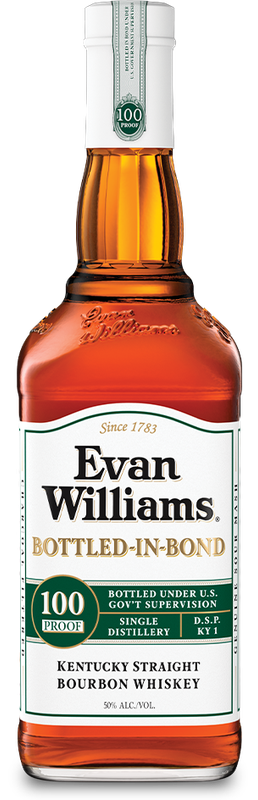 Evan Williams Bottled In Bond White Label 50%