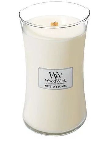 WoodWick large white tea and jasmin
