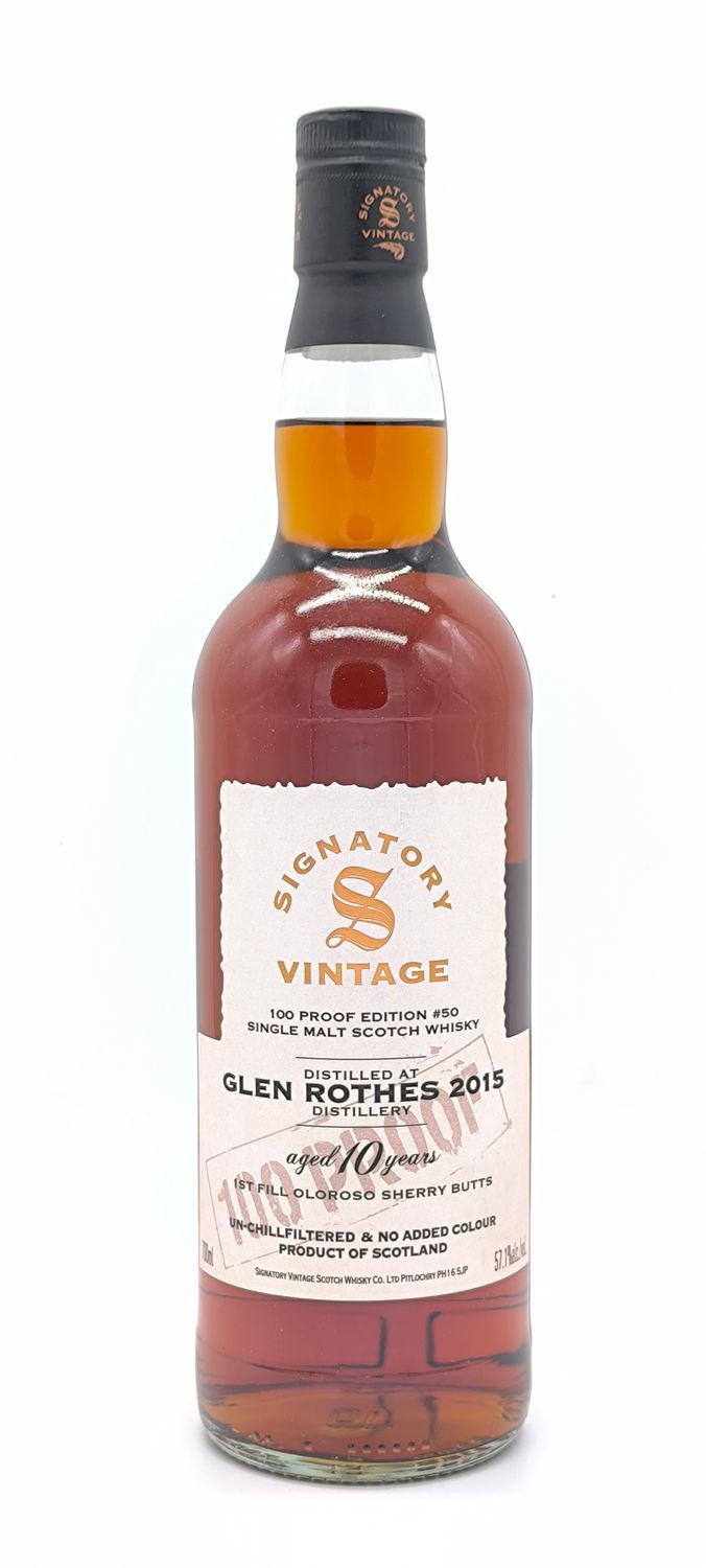 Signatory Vintage GlenRothes 2015 10y Edition #50 57,1%