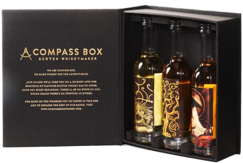 Compass Box Malt whisky collection 3x5cl