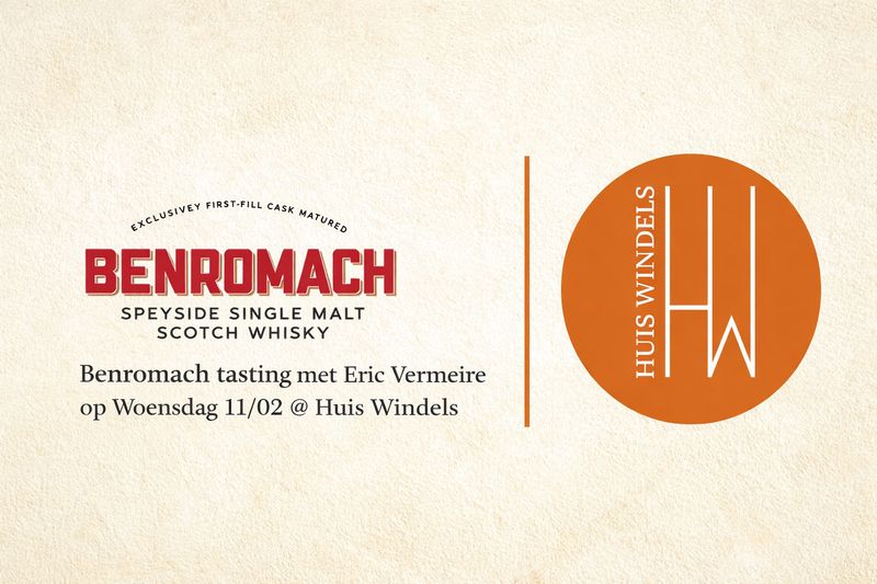 Benromach Tasting met Eric Vermeire - Woensdag 11 februari 2026