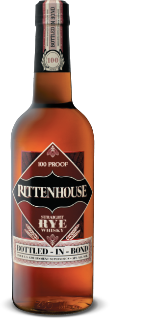 Rittenhouse Straight Rye Bottled In Bond 50%